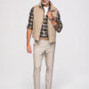 Meeste tepitud vest püstkrae ja tõmblukuga taskutega Ombre Clothing - Thumbnail Image 30