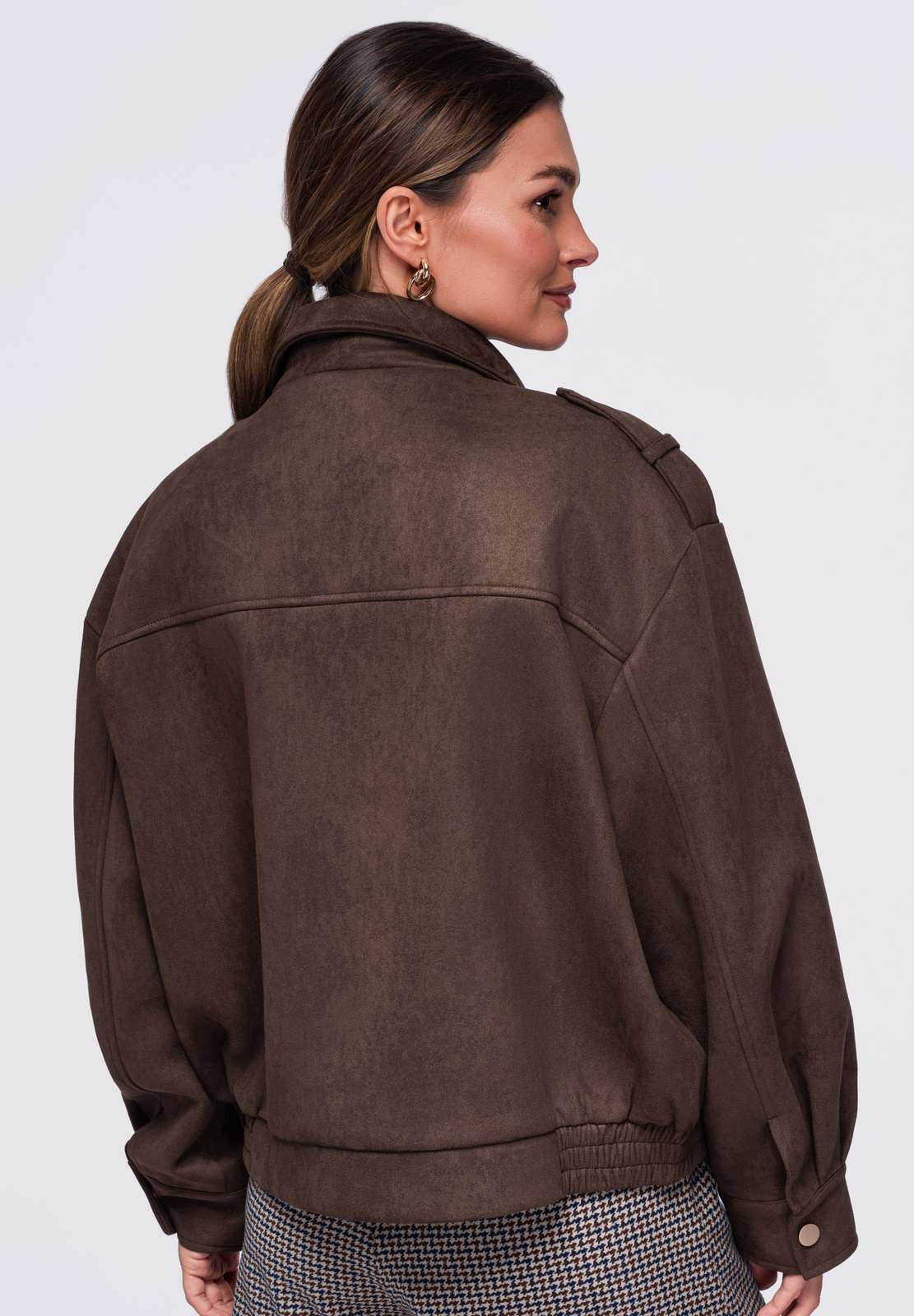 Naiste lühike vaba lõikega jakk Ombre Clothing - Image 10