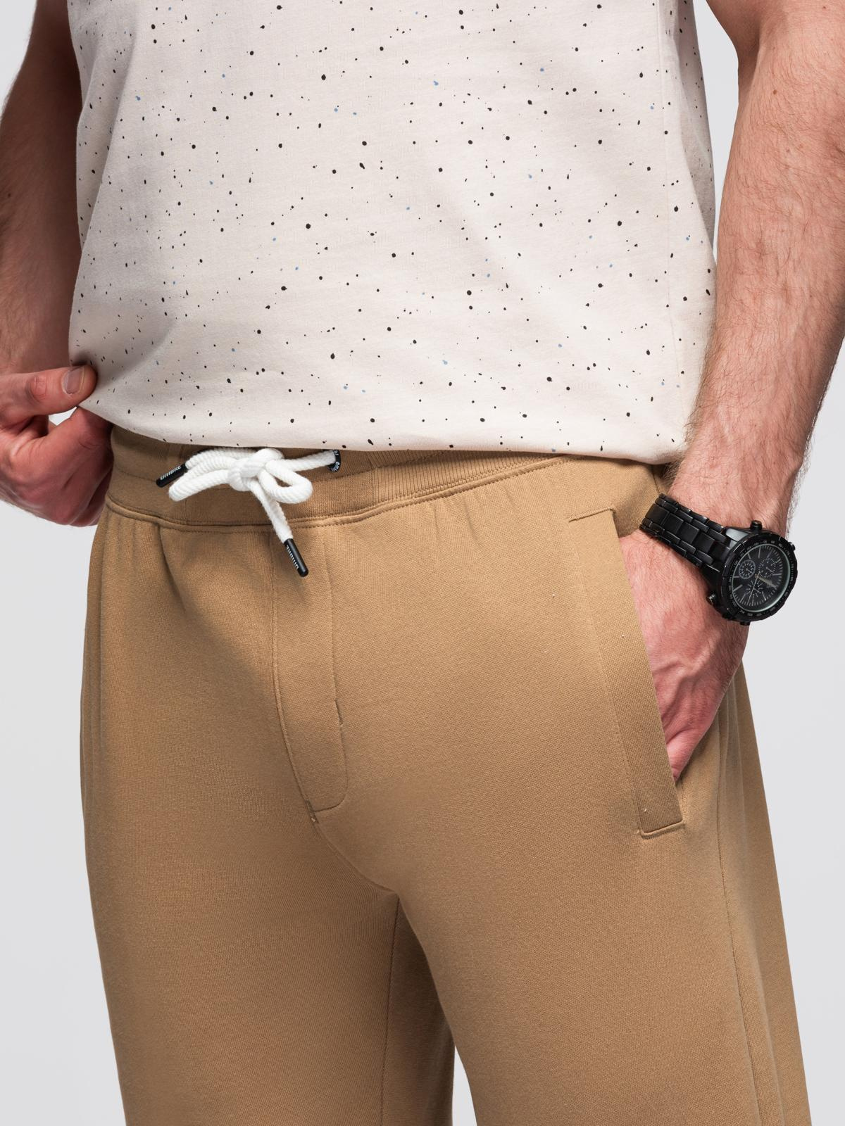 Ombre Clothing meeste puuvillased sirge lõikega dressipüksid - Image 12
