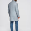 Ombre Clothing meeste poolpikk mantel püstkrae ja nööpidega - Thumbnail Image 5