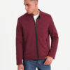 Meeste püstkraega biker-stiilis jope Ombre Clothing - Thumbnail Image 3