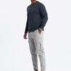 Meeste pusa Ombre Clothing rinnatrüki ja ümara kaelusega - Thumbnail Image 37