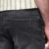 Ombre Clothing meeste teksalühikesed püksid nööriga vöökohaga - Thumbnail Image 25