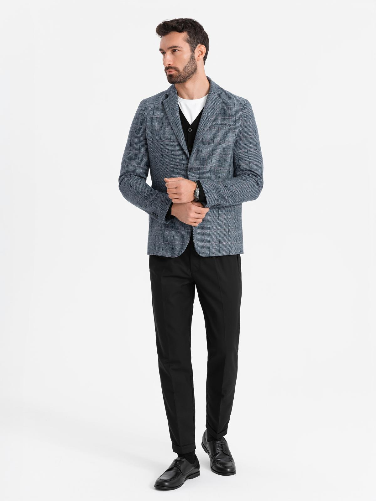 Meeste ruuduline pintsak Ombre Clothing - Image 4