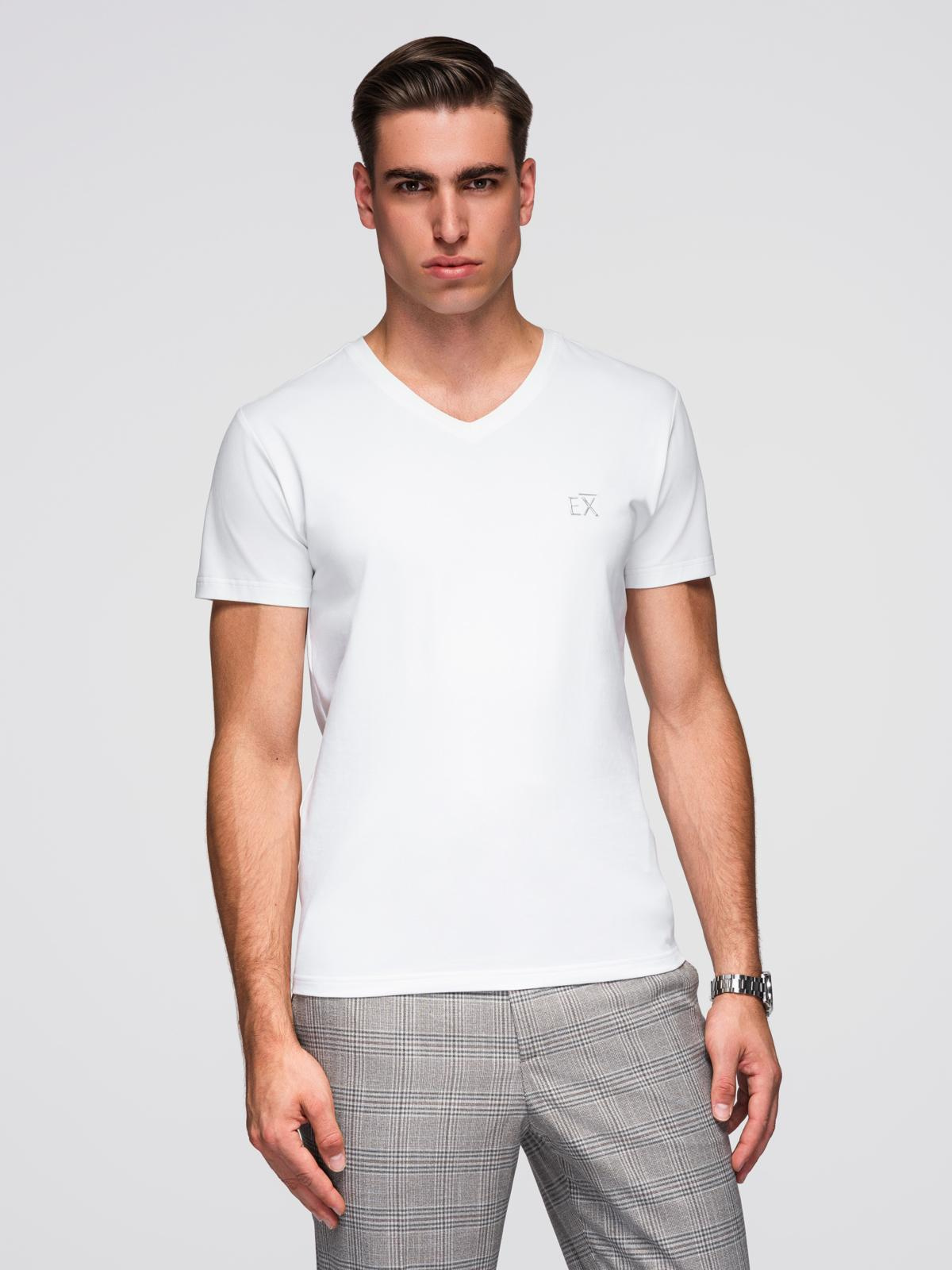 Meeste V-kaelusega T-särk Ombre Clothing - Image 3