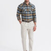 Ombre meeste ruuduline flanellsärk rinnataskutega - Thumbnail Image 6