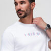 Ombre Clothing meeste T-särk rinnatrüki ja ümara kaelusega - Thumbnail Image 9