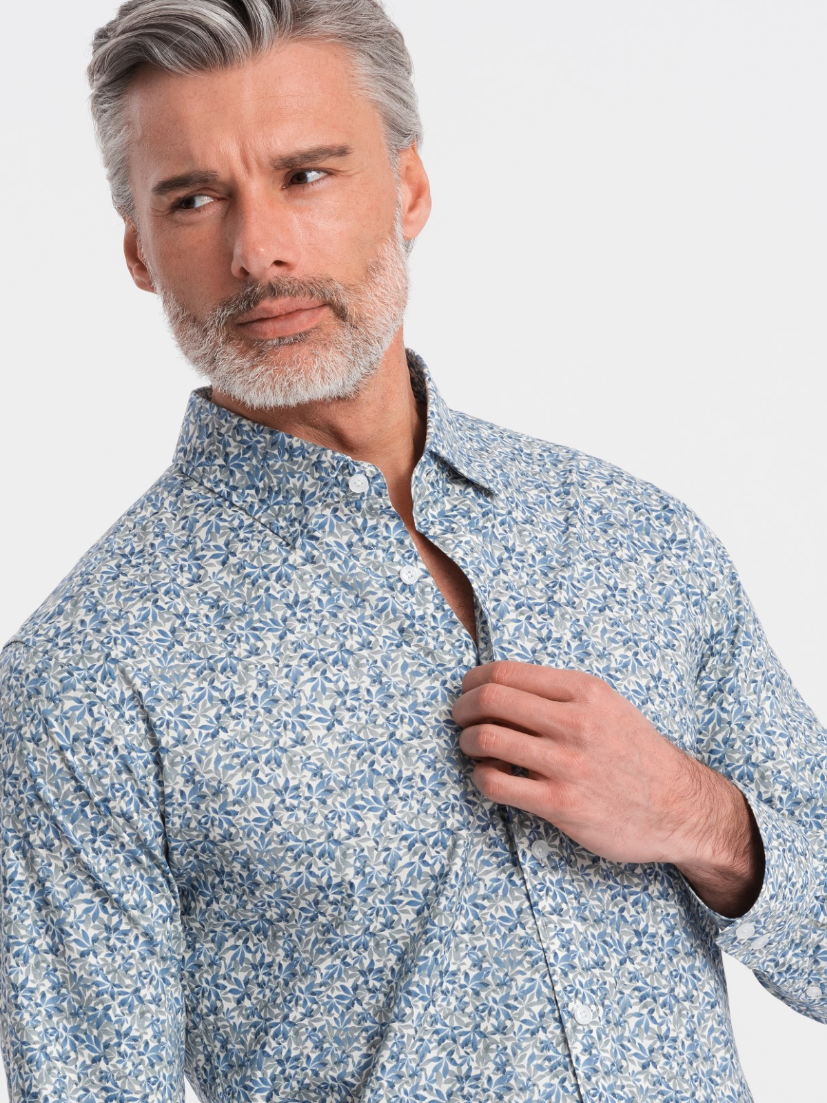 Meeste puuvillane triiksärk Slim Fit - Image 12
