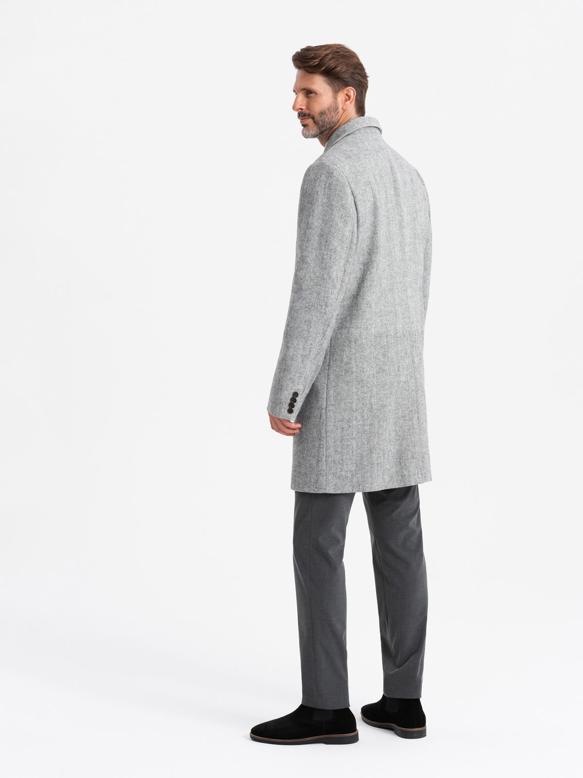 Ombre Clothing kaherealine meeste mantel - Image 7