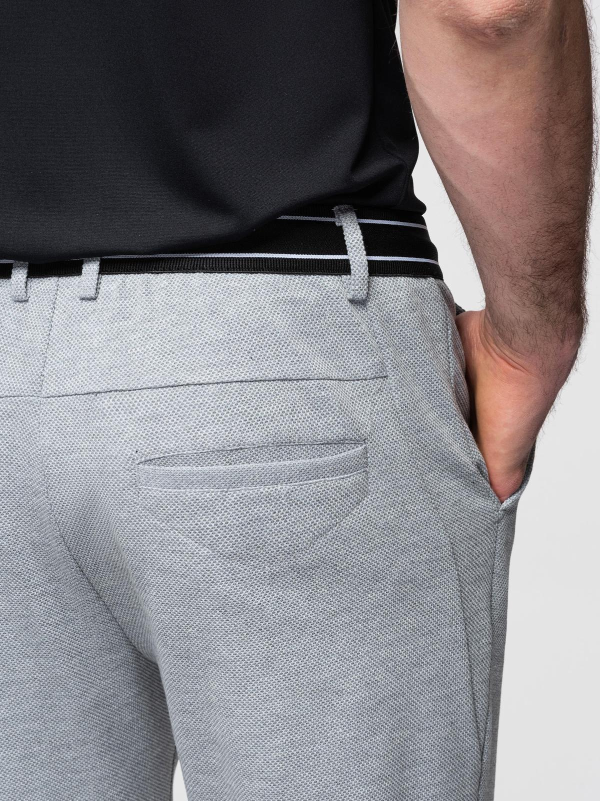 Ombre meeste kootud püksid nöörvööga - Image 6