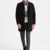Ombre Clothing meeste poolpikk mantel - Thumbnail Image 2