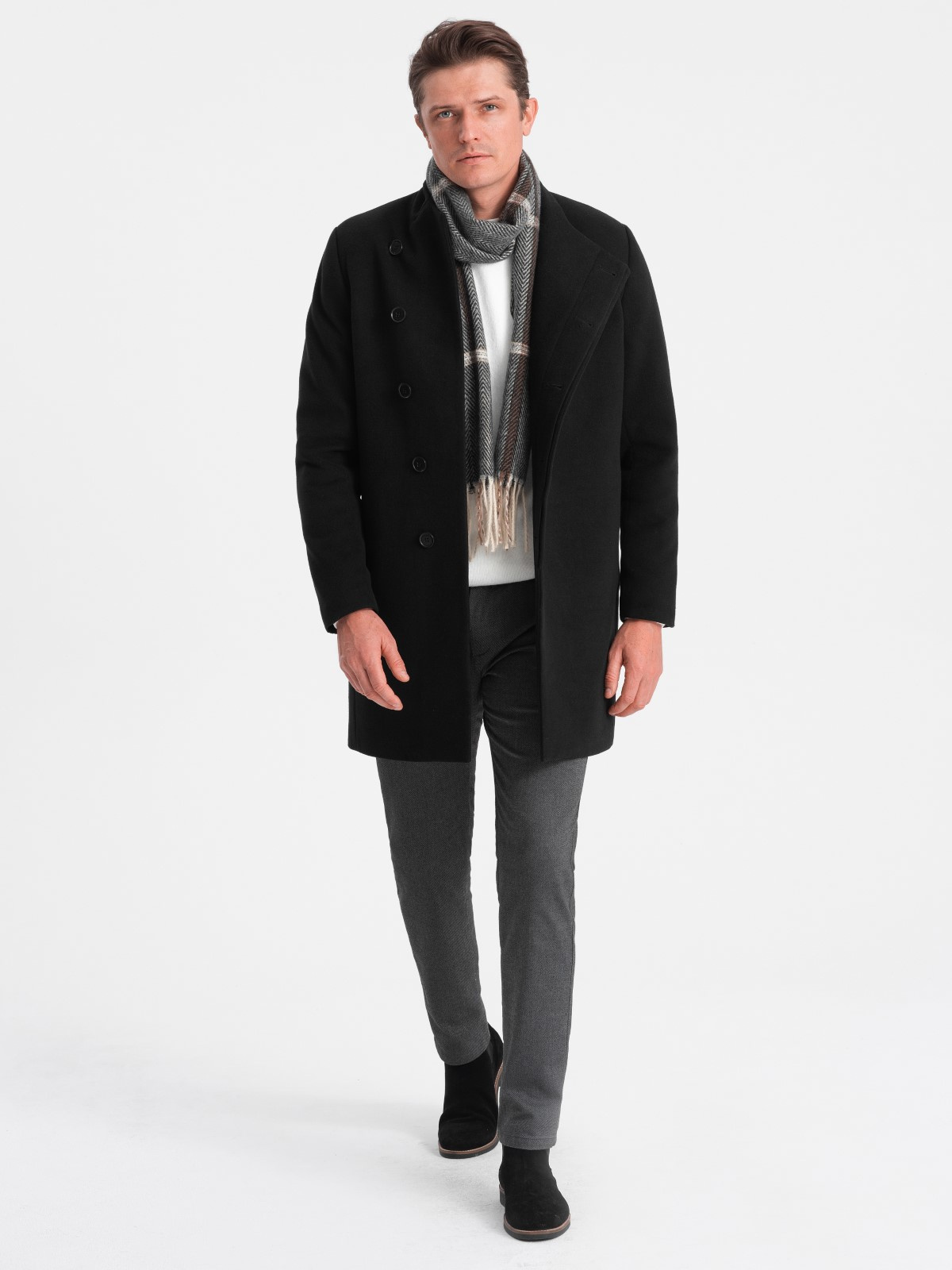 Ombre Clothing meeste poolpikk mantel - Image 2
