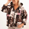 Naiste kapuutsiga oversized jakk - Thumbnail Image 1