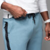 Ombre Clothing meeste dressipüksid paelte ja soonikutega - Thumbnail Image 5