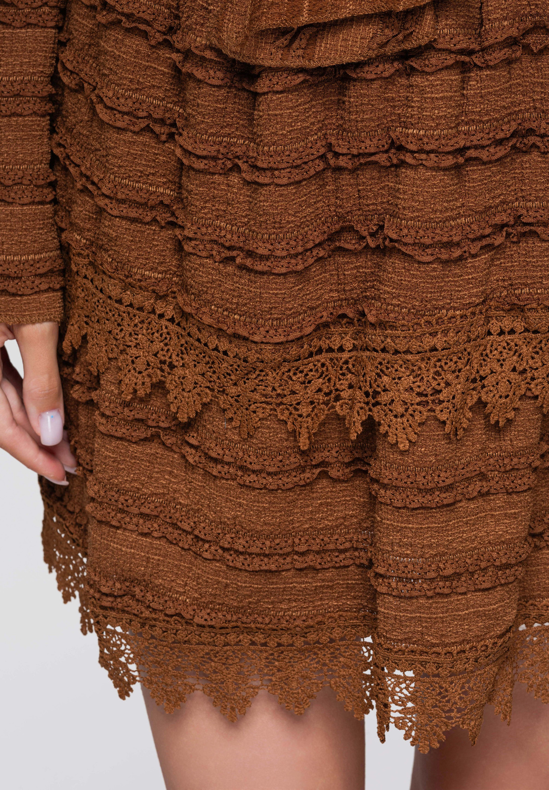 Ombre Clothing naiste miniseelik pitsdetailidega - Image 16