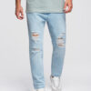 Meeste teksapüksid Ombre Clothing rebitud detailidega - Thumbnail Image 1