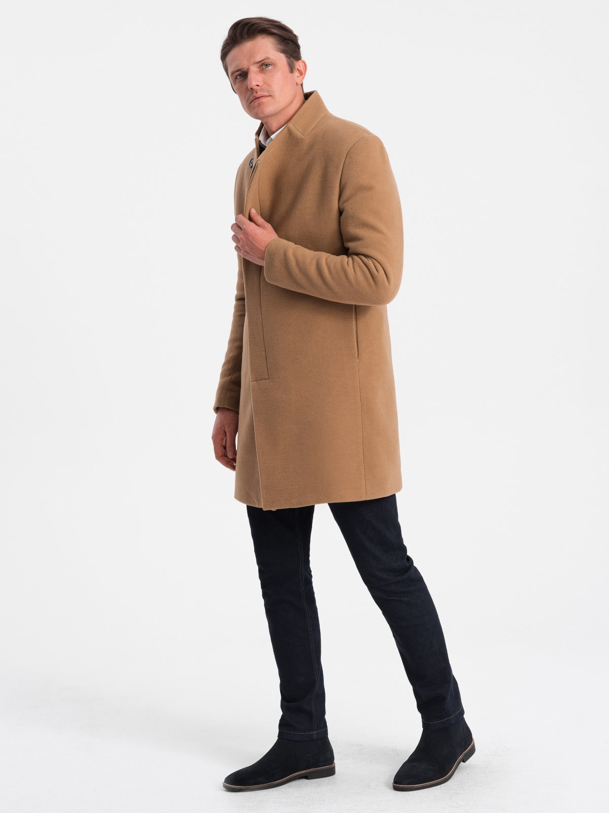 Ombre Clothing meeste püstkraega mantel - Image 4