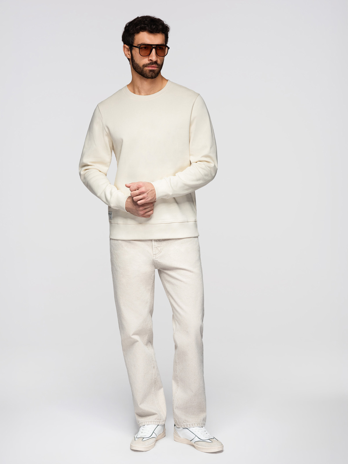 Meeste puuvillane dressipluus ümara kaelusega Ombre Clothing - Image 52