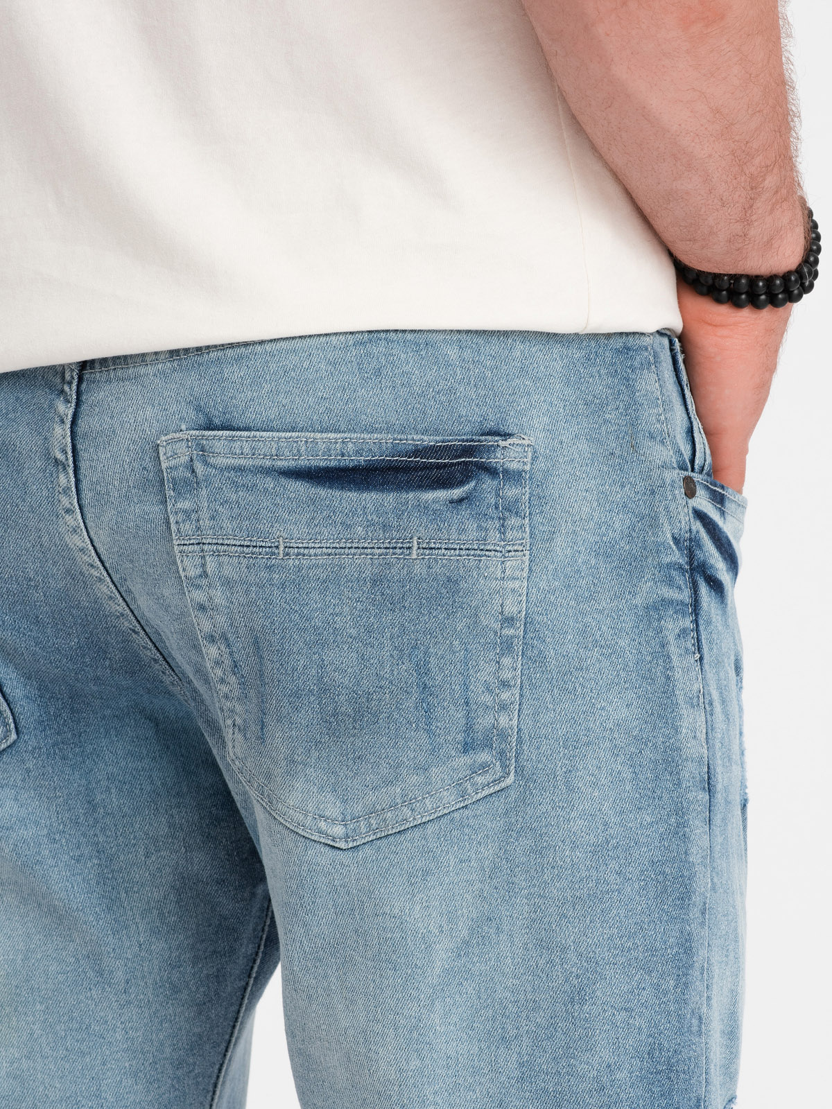 Meeste lühikesed teksapüksid Ombre Clothing - Image 4