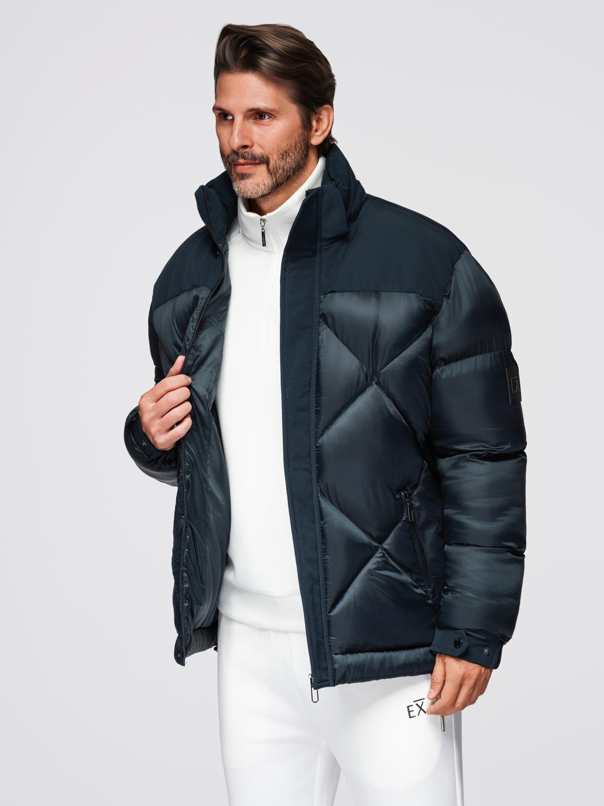 Meeste tepitud talvejope Ombre Clothing - Image 18