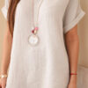 Naiste musliinpluus kaelakeega Kesi - Thumbnail Image 4
