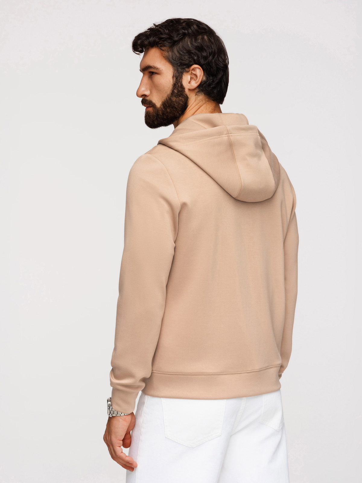 Ombre Clothing meeste lukuga kapuutsiga dressipluus - Image 12