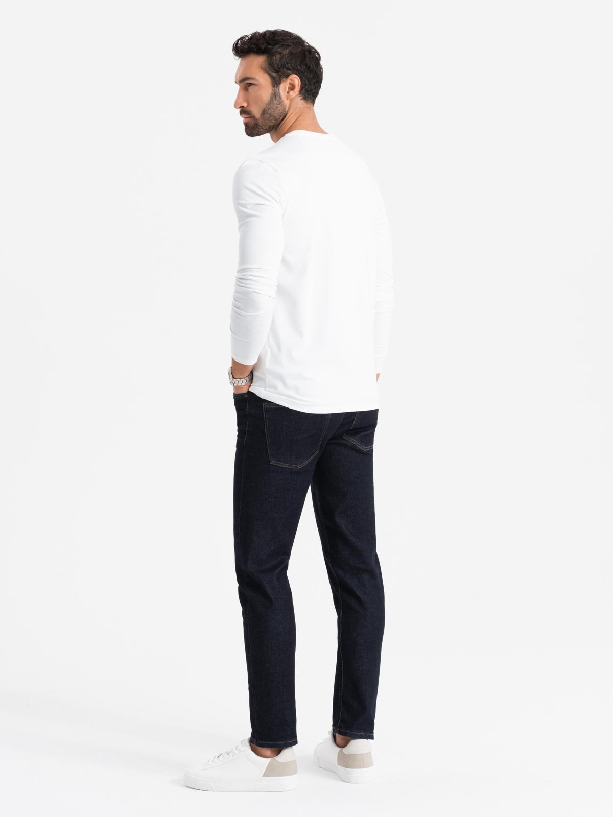 Meeste pikkade varrukatega puuvillane särk Ombre Clothing - Image 12