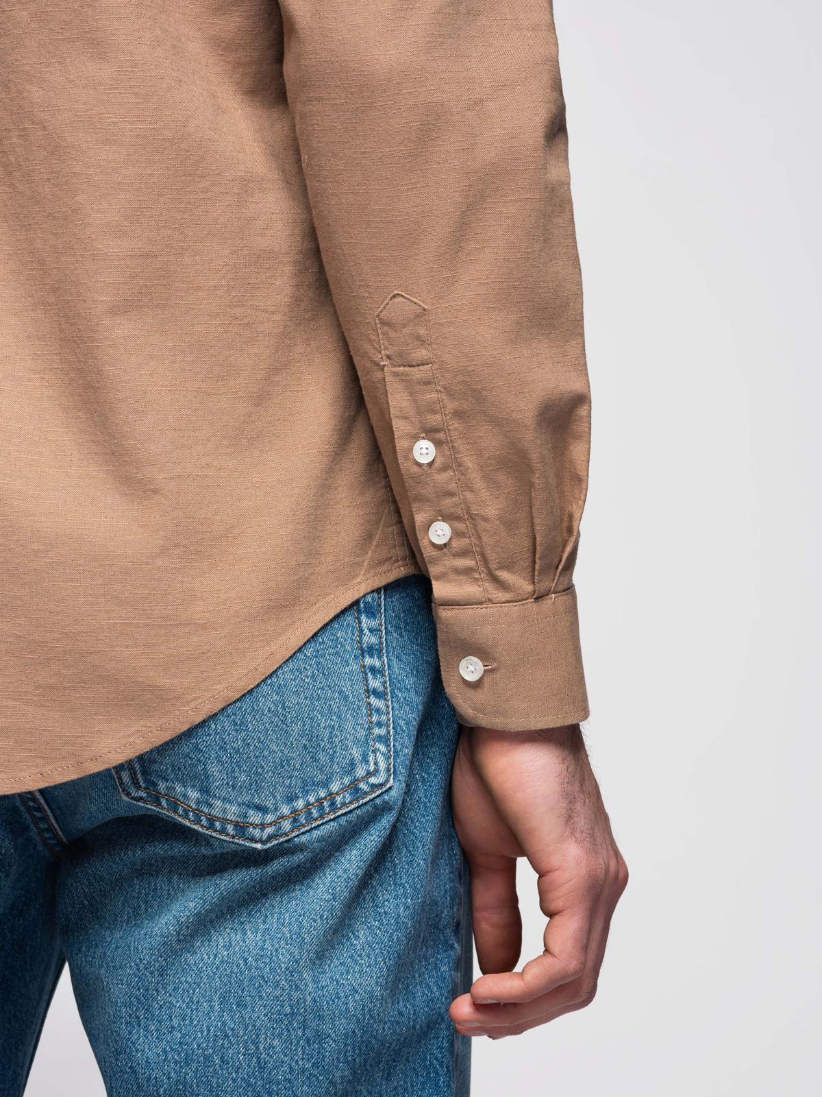 Meeste püstkraega pikkade varrukatega triiksärk Ombre Clothing - Image 36