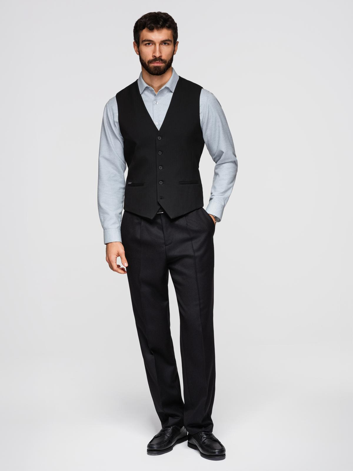 Kalasabamustriga meeste vest - Image 10