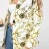 Naiste mustriline puuvillane bleiser - Thumbnail Image 4