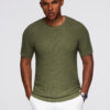 Ombre Clothing meeste kootud T-särk - Thumbnail Image 2