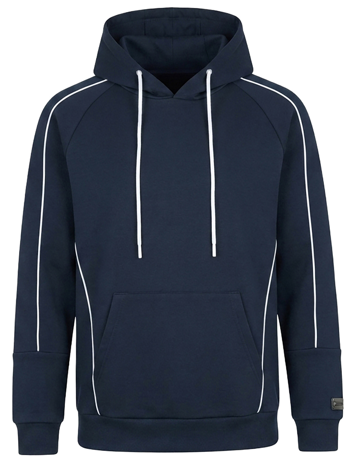 Meeste kapuutsiga dressipluus kontrastsete kantidega Ombre Clothing - Image 8