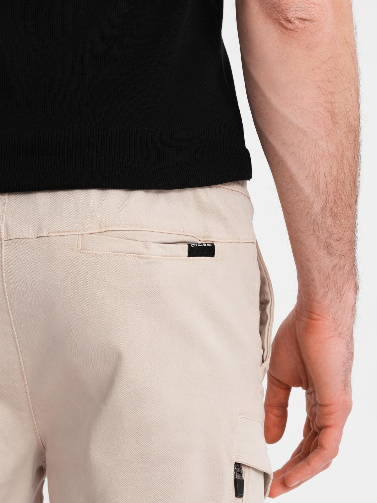 Ombre Clothing meeste lühikesed püksid nöörvööga - Image 6