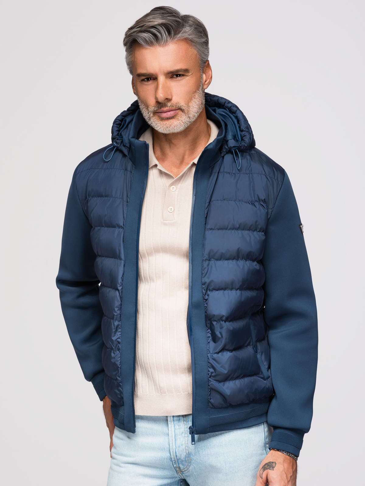 Meeste kapuutsiga hübriidjakk Ombre Clothing - Image 17