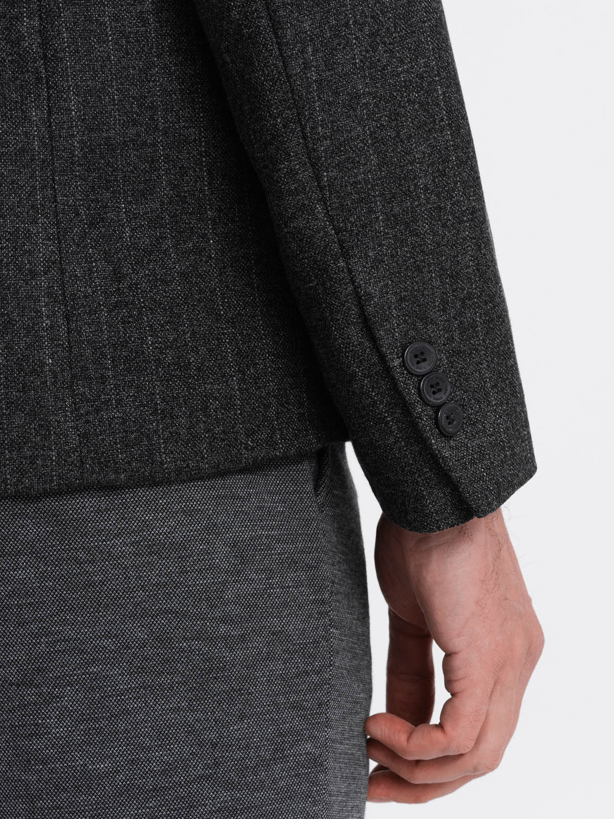 Ombre Clothing meeste triibuline žakaarjakk - Image 10