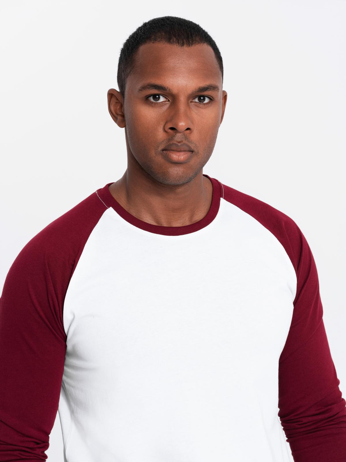 Meeste pikkade raglaanvarrukatega T-särk Ombre Clothing - Image 9