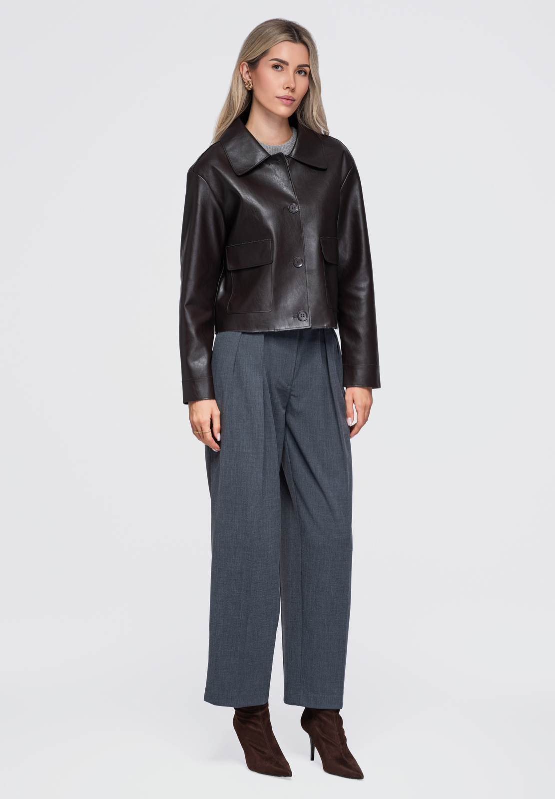 Ombre Clothing lühike nööpidega naiste jakk - Image 15