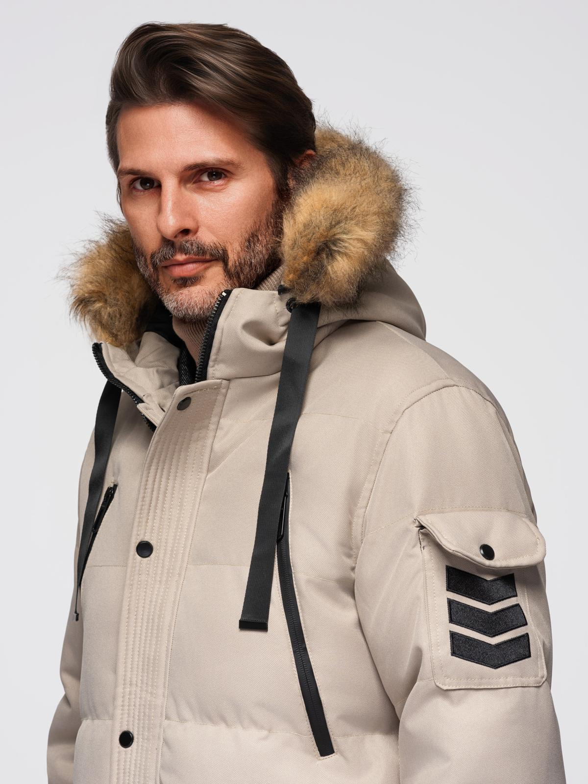 Ombre Clothing meeste talvejope kapuutsiga - Image 61
