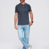 Ombre Clothing meeste nööpidega Henley T-särk - Thumbnail Image 11