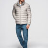 Ombre Clothing meeste tepitud jope püstkraega - Thumbnail Image 16