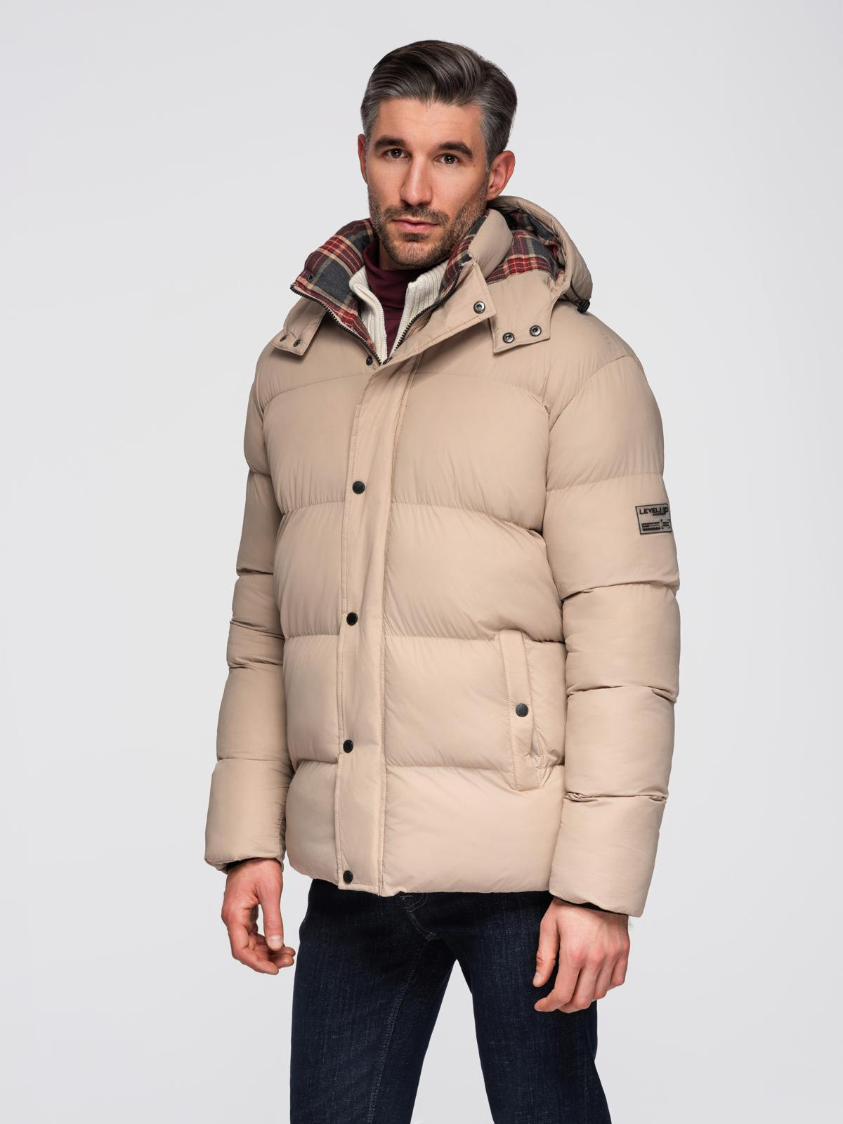 Meeste tepitud kapuutsiga jope Ombre Clothing - Image 13