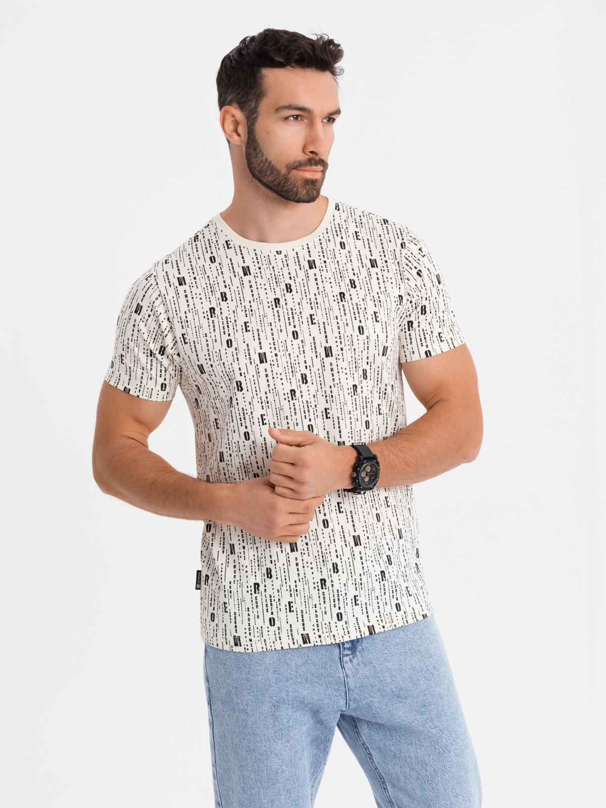 Meeste T-särk Ombre Clothing mustriga - Image 1