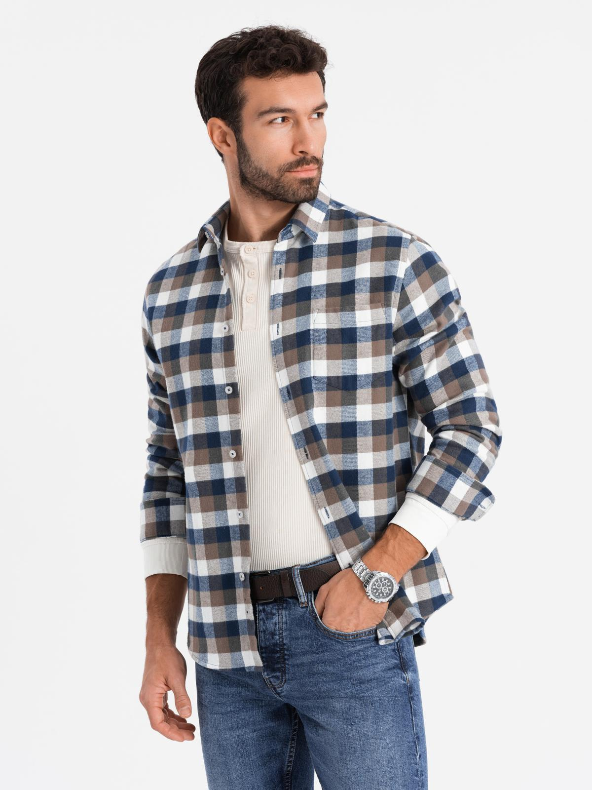 Meeste flanellsärk Ombre Clothing - Image 15