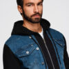 Meeste kapuutsiga teksatagi Ombre Clothing - Thumbnail Image 2
