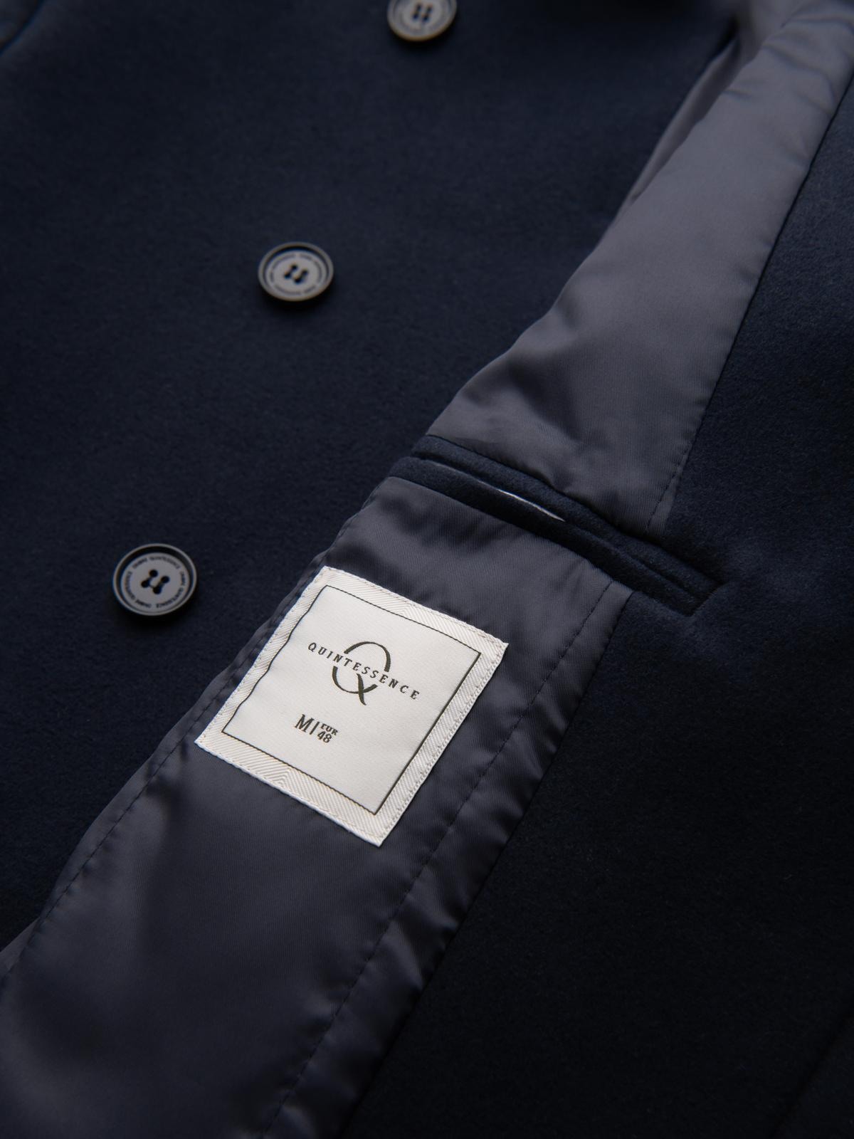 Ombre Clothing meeste poolpikk mantel püstkrae ja nööpidega - Image 28