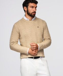 Meeste kootud kampsun Ombre Clothing