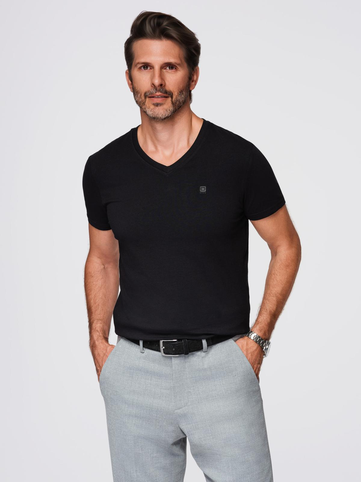 Meeste V-kaelusega T-särk Ombre Clothing - Image 22