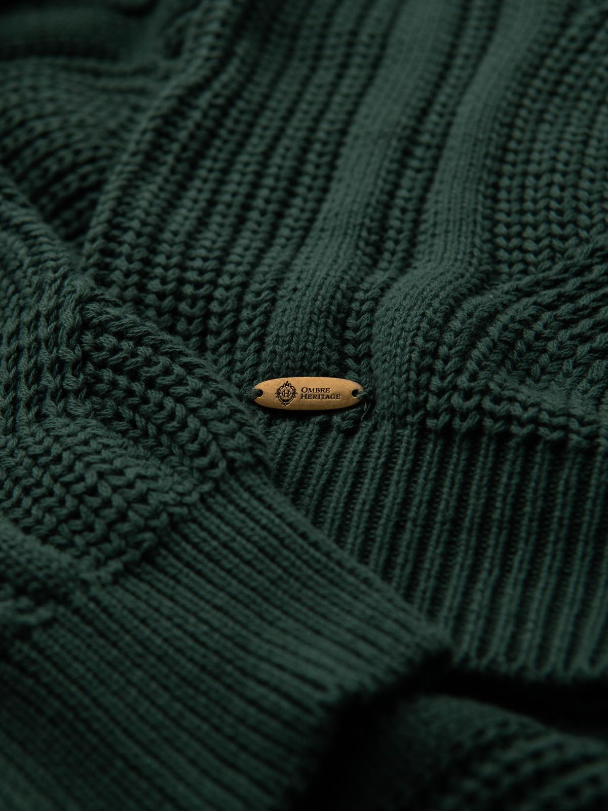 Meeste V-kaelusega kootud kampsun Ombre Clothing - Image 22