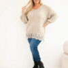 Naiste plus-size kampsun pitsäärega - Thumbnail Image 38