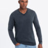 Ombre Clothing V-kaelusega meeste puuvillane džempr - Thumbnail Image 6